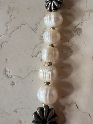 Collana Perle Vintage Argento