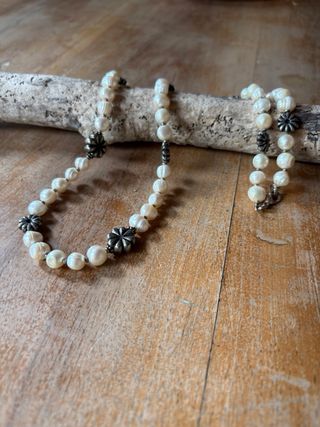 Collana Perle Vintage Argento