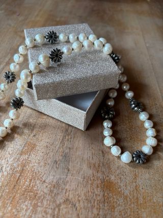 Collana Perle Vintage Argento