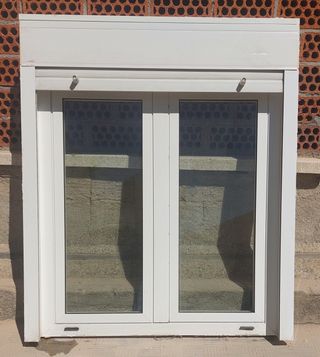 2 Ventanas Oscilobatientes Aluminio Climalit