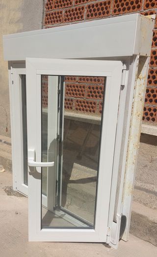 2 Ventanas Oscilobatientes Aluminio Climalit