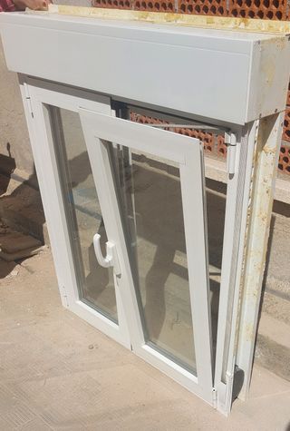 2 Ventanas Oscilobatientes Aluminio Climalit