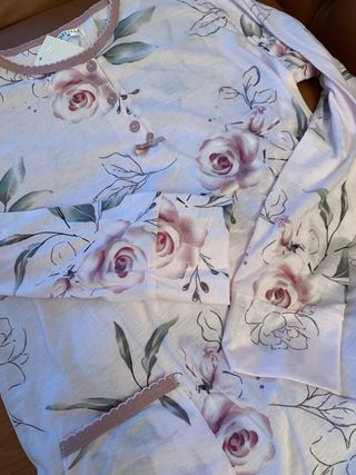 Pigiama donna fantasia floreale tg. M