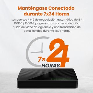 Tenda SG108 Switch de Escritorio Gigabit de 8 Puertos