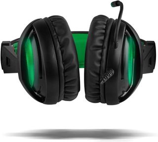BG Xonar-X6 Binaural Diadema Negro, Verde - Auriculares con micrófono