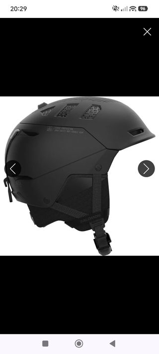 Casco Esquí Salomon Husk Prime Negro talla S 53-56