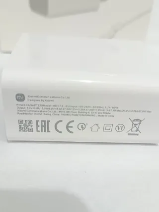 Cargador Xiaomi 67W Turbo con Cable USB-C