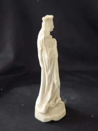 Virgen María Olot Escayola Antigua 16cm