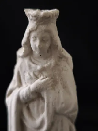 Virgen María Olot Escayola Antigua 16cm