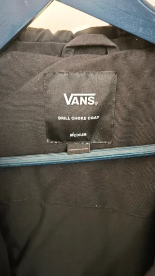 Parka Vans Negra con Capucha
