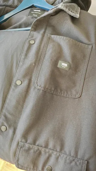 Parka Vans Negra con Capucha