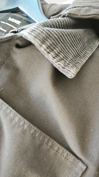 Parka Vans Negra con Capucha