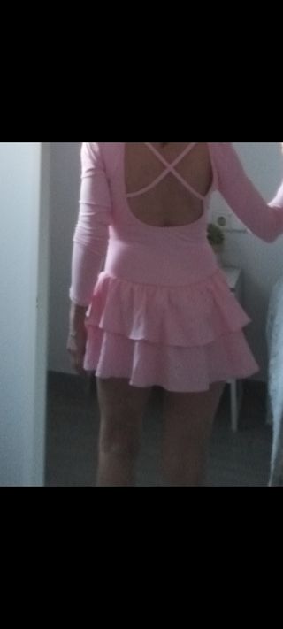 Mono deportivo rosa T S-M