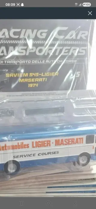 Saviem S45-Ligier Maserati 1974 Trasporter