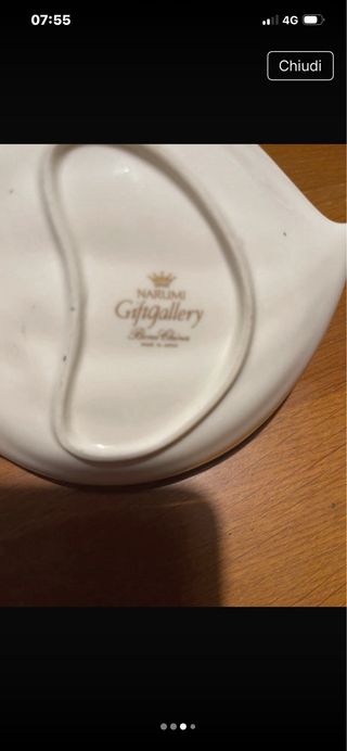 Porta caramelle vintage floreale