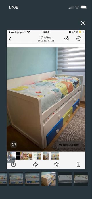 Cama nido Pikolin con 2 colchones