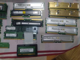 RAM antiguas cantidad en foto y LEER