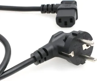 Enchufe Schuko de Europa de la UE a C13 Cable de alimentación IEC60320 C13 estándar a CEE7/7