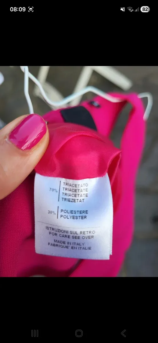 Vestito Aspesi rosa fucsia smanicato