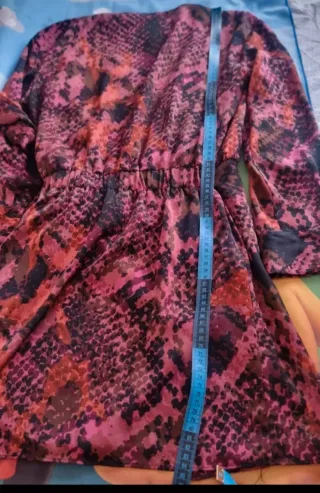 Vestido Zara Talla XS/S Estampado Serpiente