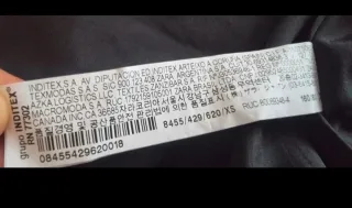 Vestido Zara Talla XS/S Estampado Serpiente