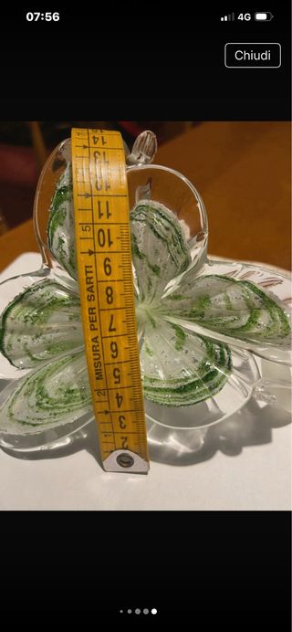 Fiore in vetro di Murano