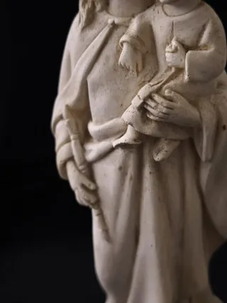 Virgen con Niño Escayola Olot 19 cm