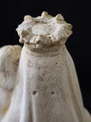 Virgen con Niño Escayola Olot 19 cm