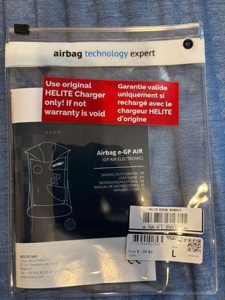 Chaleco Airbag Helite e-GP AIR
