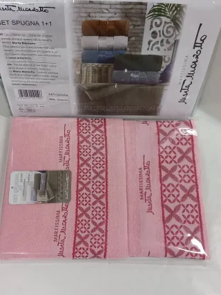 Asciugamani Marta Marzotto cotone set 2 pz