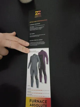 Neopreno Billabong Furnace Absolute M