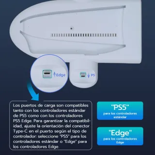 Wigearss PS5 Slim Soporte Vertical Ventiladores de Refrigeración