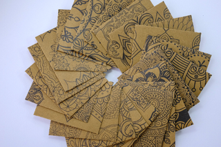 Sobres Kraft Decorados