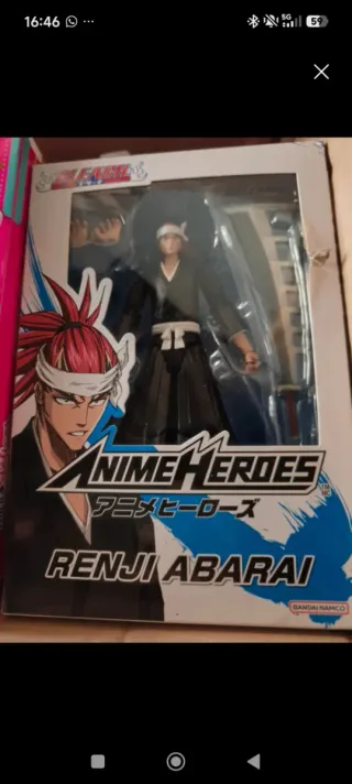 Muñeco Renji Abaraí Anime Heroes Bleach