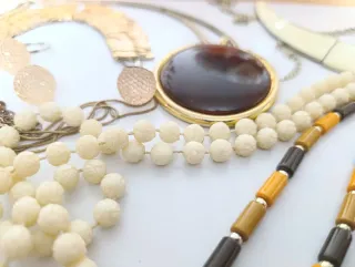 Lote Bisutería Vintage Boho Piezas Únicas