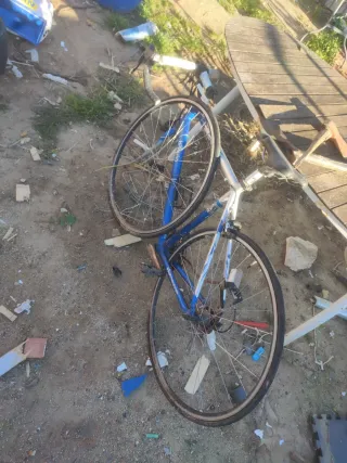 Bicicleta azul