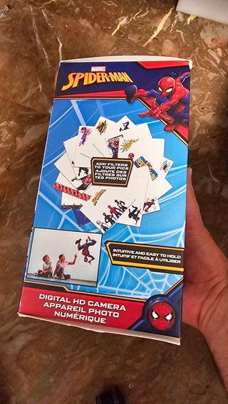 Lexibook Marvel Spider-Man Cámara Digital HD 12MP con Tarjeta SD 32GB