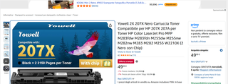 2x Toner DGM W2210X Nero Chip Alta Resa
