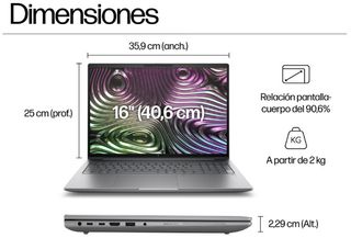 HP ZBook X G1i Workstation Móvil Plata
