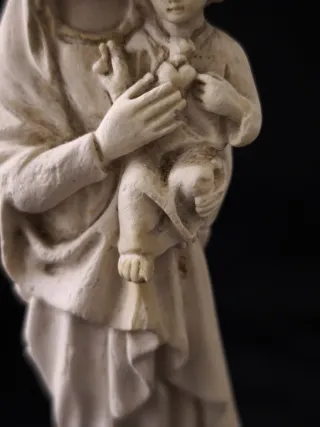Virgen con Niño Olot Escayola 16cm