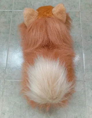 Peluche Perro Pomerania  Muy realista! ÚLTIMO!