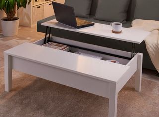 Mesa Centro Elevable IKEA TRULSTORP Blanca