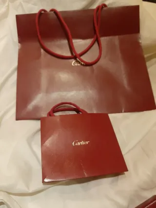 Pareja Cajas Cartier Vacías
