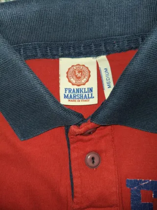 Camiseta Polo Franklin & Marshall Roja Talla M