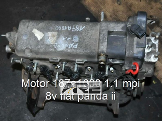 motor 187A1000 Fiat Panda II 1.1 gasolina