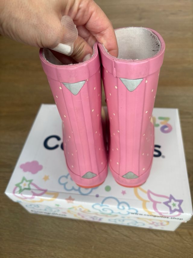 Botas Conguitos Talla 27 Rosa Conejo