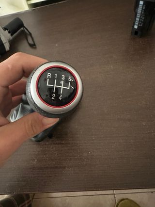 Pomo de Marchas Audi A3 8L Negro/Plata