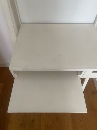Escritorio Banak Blanco con Estantería