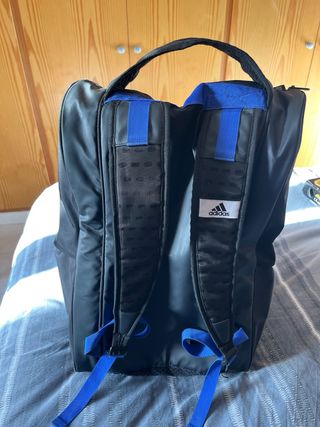 Paletero Adidas Multigame Negro y Azul