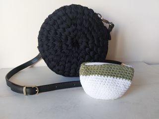 Monedero crochet zipper nuevo
